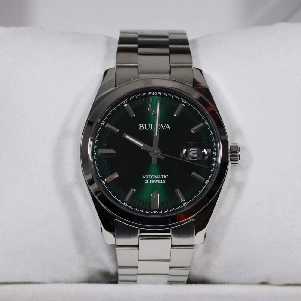 Bulova Surveyor Emerald dial Automatic Men's Watch